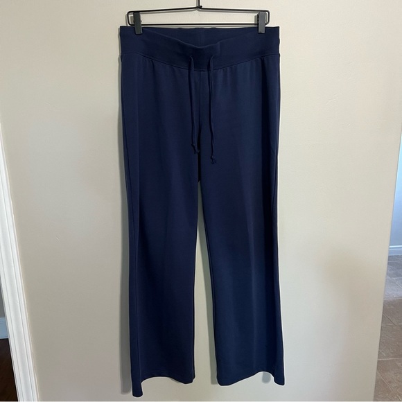 Real Comfort by Chadwicks Navy Blue Pull On Pants size Petite Medium - Picture 1 of 6
